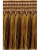 Brimar Trim 8 1/4 in Furniture Fringe Metal Oxide