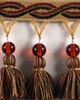 Brimar Trim 3 1/4 in Glass Bead Tassel Fringe GAR