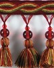 Brimar Trim 3 1/4 in Glass Bead Tassel Fringe RUB
