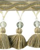 Brimar Trim 3 1/4 in Glass Bead Tassel Fringe WCR