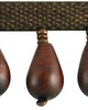 Brimar Trim 2 in Wood Bead Fringe TEY