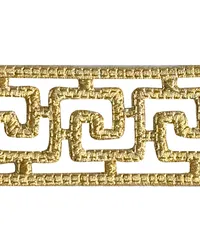 Greek Key 2in Open Applique Metallic Gold KEY010-GLD by   