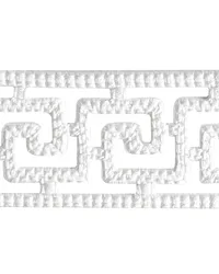Greek Key 2in Open Applique White KEY010-WHT by   