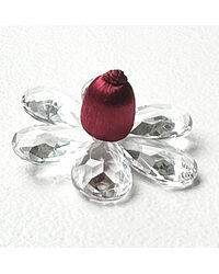 Acrylic Flower Medallion Red M0108 LL by   