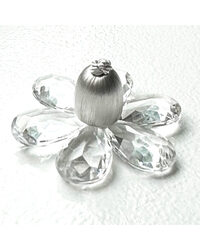 Acrylic Flower Medallion Silver M0108 QM by   