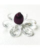 Brimar Trim Acrylic Flower Medallion Purple