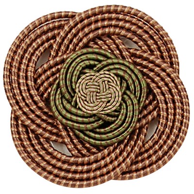 Brimar Trim 3 1/2 in Three- Tiered Rosette R1465 THI in Renaissance Buttons Rosettes and Frogs