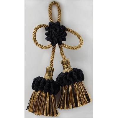 Brimar Trim Dbl Tassel Rosette TG88 CB in Traditional TasselsButtons Rosettes and Frogs