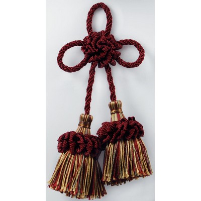 Brimar Trim Dbl Tassel Rosette TG88 CCT in Traditional TasselsButtons Rosettes and Frogs