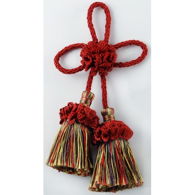 Brimar Trim Dbl Tassel Rosette TG88 RPG in Traditional TasselsButtons Rosettes and Frogs
