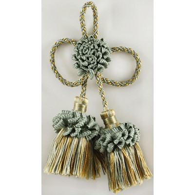 Brimar Trim Dbl Tassel Rosette TG88 SMG in Traditional TasselsButtons Rosettes and Frogs
