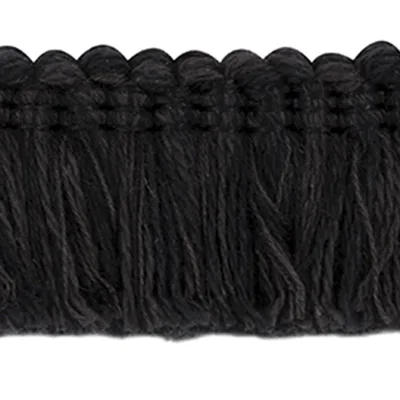 Brimar Trim Tanzania 1 1/4 Brush Fringe Black Diamond