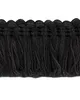 Brimar Trim Tanzania 1 1/4 Brush Fringe Black Diamond