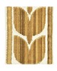 Brimar Trim 3in Tulip Velvet Border Gold