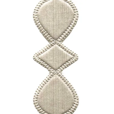 Brimar Trim Velvet Crush 2in Border  Beige
