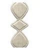 Brimar Trim Velvet Crush 2in Border Beige