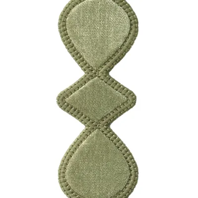 Brimar Trim Velvet Crush 2in Border  Celedon