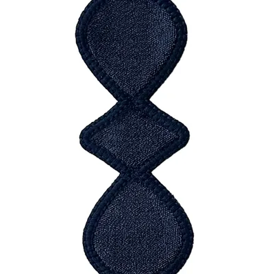 Brimar Trim Velvet Crush 2in Border  Navy