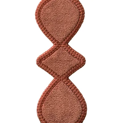 Brimar Trim Velvet Crush 2in Border  Terracotta