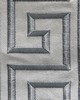 Catania Silks Greek Key Tape Ash Ivory