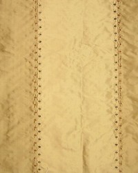Catania Silks Ticking Embroidery Golden Faerie Stripe Silk Fabric