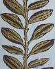 Catania Silks Trailing Leaf Brown Gold