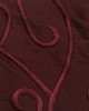 Catania Silks Vine-Embroidery Claret