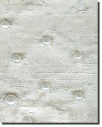 Catania Silks All Over Beaded White Fabric
