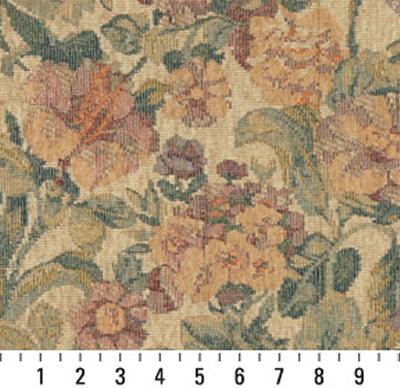 Charlotte Fabrics 8510 GINGER Pink Upholstery Acrylic  Blend Large Print Floral 
