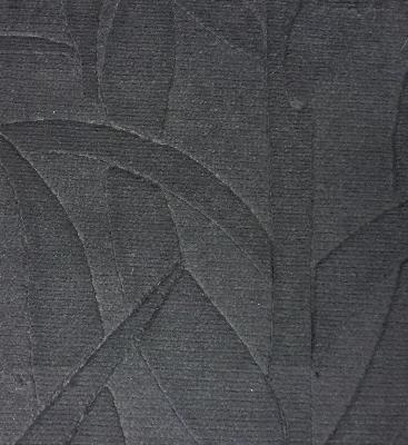 Chella Amazonia Velvet 87 Smoke in Chella Grey Drapery-Upholstery Solution-Dyed  Blend Fire Rated Fabric Leaves and Trees  Floral Outdoor  Patterned Velvet   Fabric