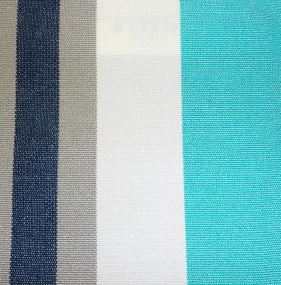 Chella Bermuda Stripe 65 Curacao in Chella Blue Drapery-Upholstery Solution-Dyed  Blend Stripes and Plaids Outdoor  Wide Striped   Fabric