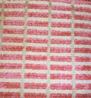 Chella Click Track 29 Rose Quartz in Chella Pink Drapery-Upholstery Solution-Dyed  Blend Fire Rated Fabric Stripes and Plaids Outdoor   Fabric