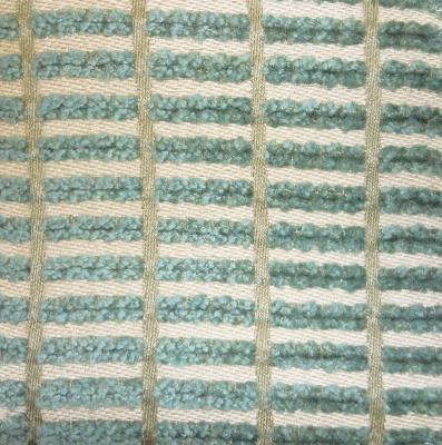 Chella Click Track 30 Lichen in Chella Blue Drapery-Upholstery Solution-Dyed  Blend Fire Rated Fabric Stripes and Plaids Outdoor   Fabric