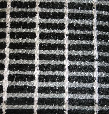 Chella Click Track 75 Ink in Chella Black Drapery-Upholstery Solution-Dyed  Blend Fire Rated Fabric Stripes and Plaids Outdoor   Fabric