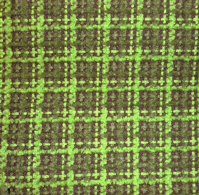 Chella Coco Tweed 88 Moss in Chella Green Drapery-Upholstery Solution-Dyed  Blend Fire Rated Fabric Stripes and Plaids Outdoor  Small Scale Plaid  Plaid and Tartan Woven   Fabric
