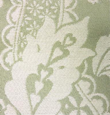 Chella Polynesian Baroque 25 Desert Sage in Chella Green Drapery-Upholstery Solution-Dyed  Blend Fire Rated Fabric Medium Print Floral  Floral Outdoor   Fabric