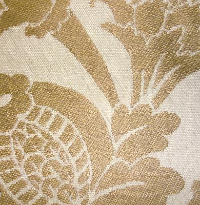 Chella Polynesian Baroque 52 Honey in Chella Drapery-Upholstery Solution-Dyed  Blend Fire Rated Fabric Medium Print Floral  Floral Outdoor   Fabric