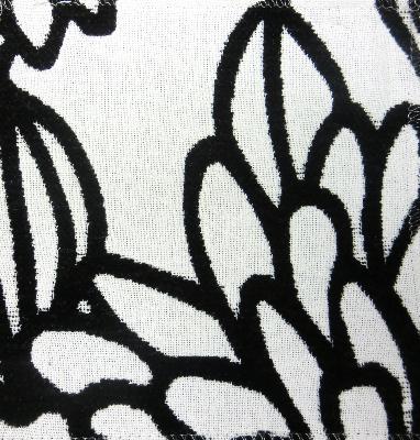Chella Sketchbook Floral 75 Ink in Chella Black Drapery-Upholstery Solution-Dyed  Blend Fire Rated Fabric NFPA 260  Medium Print Floral  Floral Outdoor   Fabric