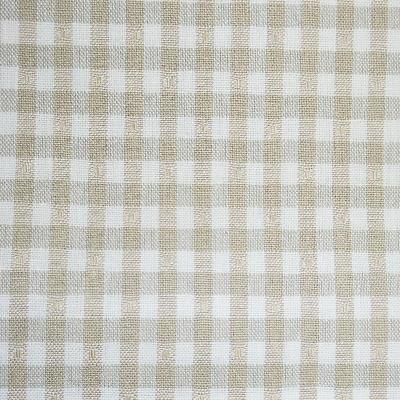 Linley Gingham 105 Sand in Covington New Sample Offerings - Spring 2012 Beige Drapery Cotton Fire Rated Fabric Gingham Check  NFPA 260   Fabric