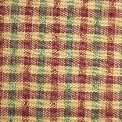Linley Gingham 632 English Red in Covington New Sample Offerings - Spring 2012 Red Drapery Cotton Fire Rated Fabric Gingham Check  NFPA 260   Fabric