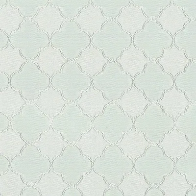 Covington Quatrefoil 130 White
