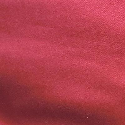 Sateen 347 Cerise in sateen Red Drapery Cotton Fire Rated Fabric NFPA 260  Solid Red   Fabric
