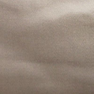 Sateen 196 Linen in sateen Beige Drapery Cotton Fire Rated Fabric NFPA 260  Solid Brown   Fabric