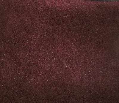 Ali Oxblood in Alicante Brown Upholstery Polyester  Blend High Wear Commercial Upholstery Solid Brown  Terry Cloth   Fabric