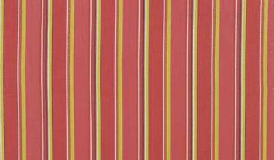 Duralee 15442 551 in John Robshaw - Madder Coral Cotton Striped   Fabric