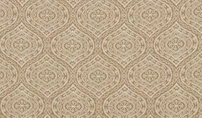 Duralee 15447 121 in John Robshaw - Umber Khaki Cotton  Blend Fire Rated Fabric Diamond Ogee  NFPA 260   Fabric