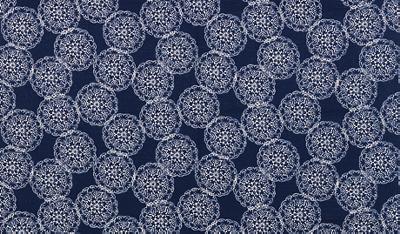Duralee 21034 193 in John Robshaw Print Drapery-Upholstery Linen  Blend Printed Linen   Fabric