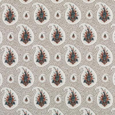 Duralee 21075 215  Zulla in Tilton Fenwick Prints Multi Drapery-Upholstery Cotton Modern Paisley  Fabric