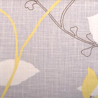 Duralee 72065 362 in Enchanted: Citrus - Neutral Drapery-Upholstery Linen  Blend Floral Linen  Printed Linen   Fabric