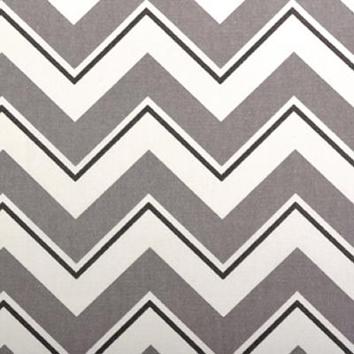Duralee 72067 675 in Enchanted: Peacock - Grey - Brown Drapery-Upholstery Cotton Zig Zag   Fabric